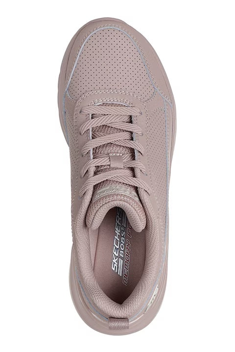 Sneakers "BOBS B Love" tortora in Ecopelle con Suola Alta 