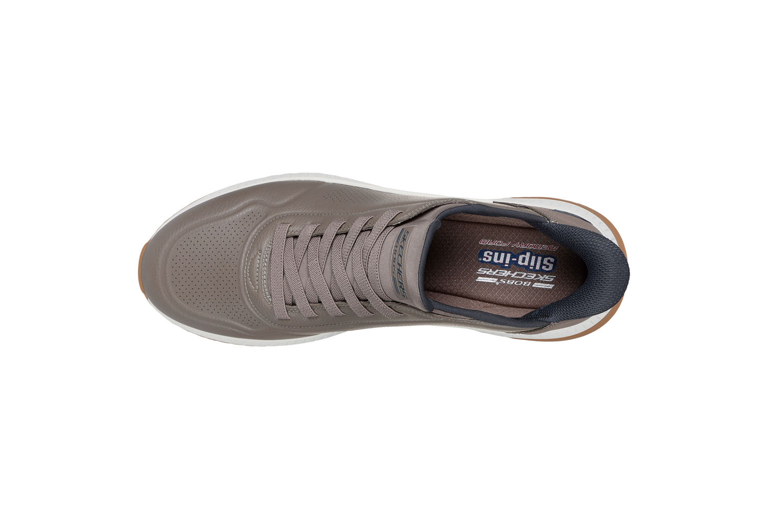 Sneakers "BOBS Squad 4 Direct Step" color tortora con Memory Foam 