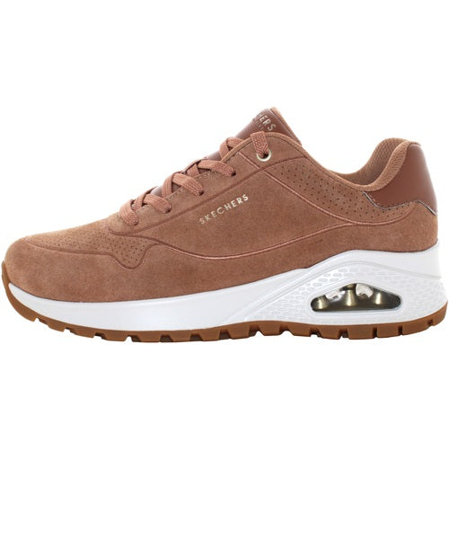 Sneakers "Uno Rugged Chillproof" nocciola in Pelle Scamosciata 