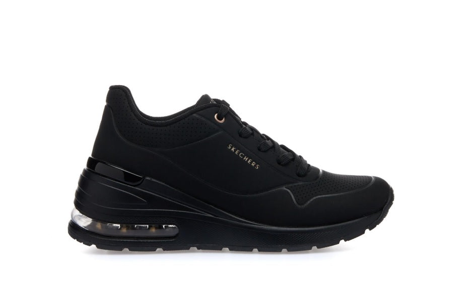Sneakers "Million Air - Elevated Air" Nere con Zeppa Skech-Air® 
