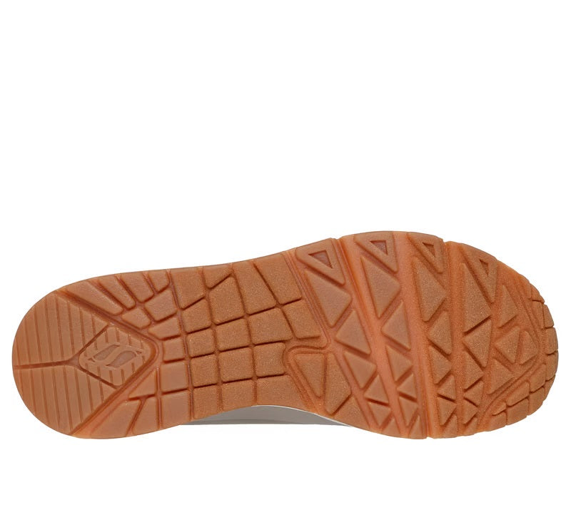 Sneakers "Uno Golden Air" tortora con suola Skech-Air® 