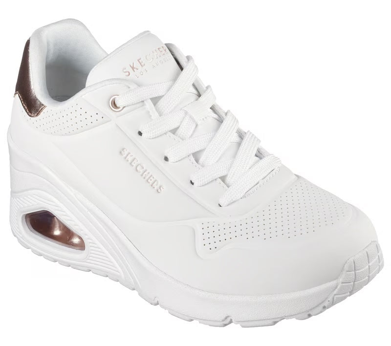 Sneakers "Uno Wedge - HI Steps" bianche 