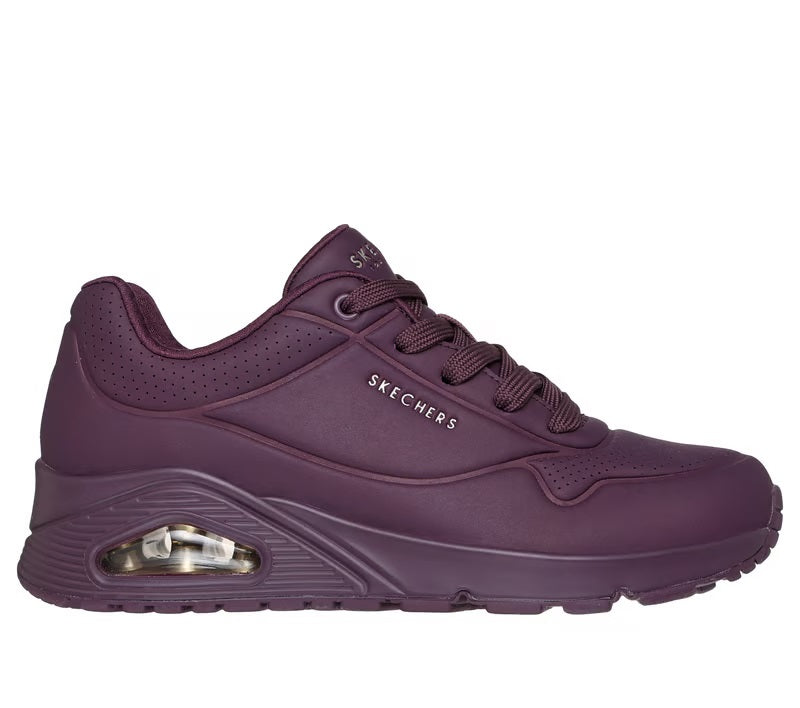Sneakers "Uno Stand on Air" color vino con Suola Ammortizzata 