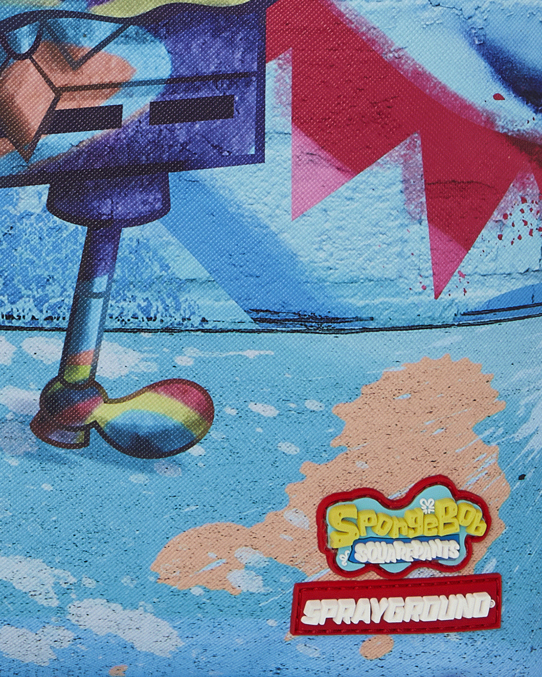 zaino painted spongebob 