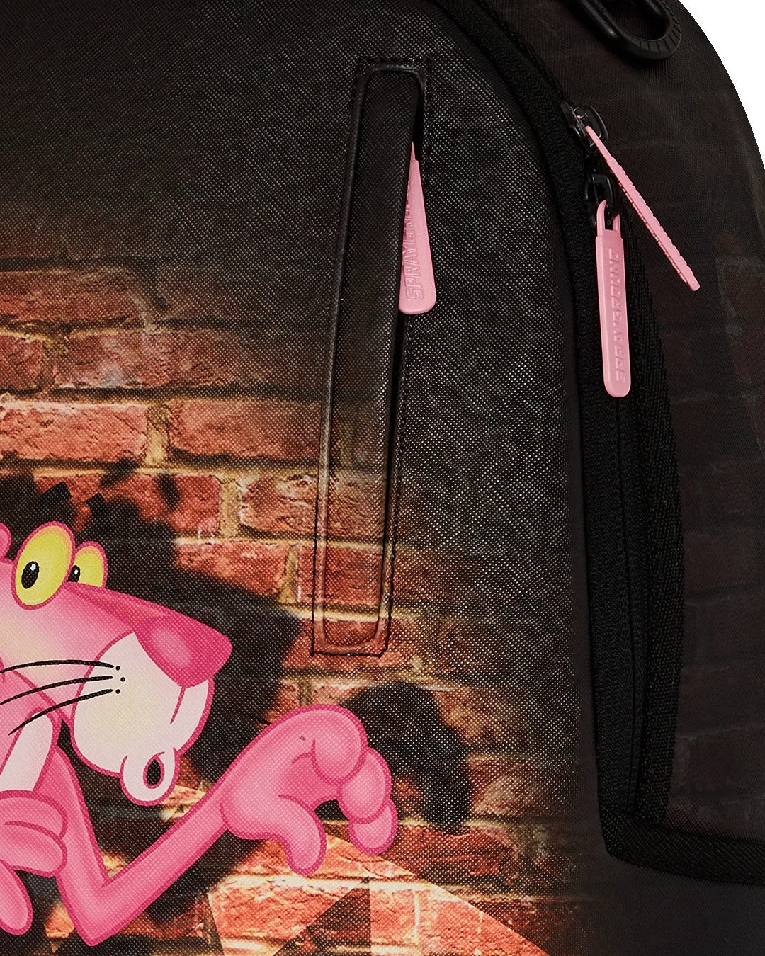 Zaino "Pink Panther Caught Sneaking DLXR" con Stampa marrone 