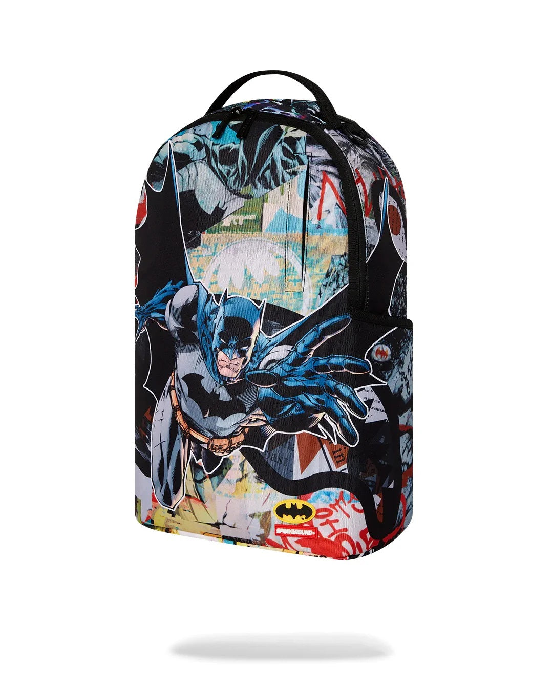 Zaino "Batman Collage Shark" Multicolor con Grafica DC Comics 