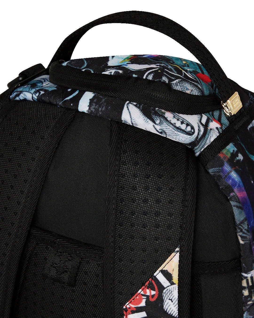 Zaino "Batman Collage Shark" Multicolor con Grafica DC Comics 