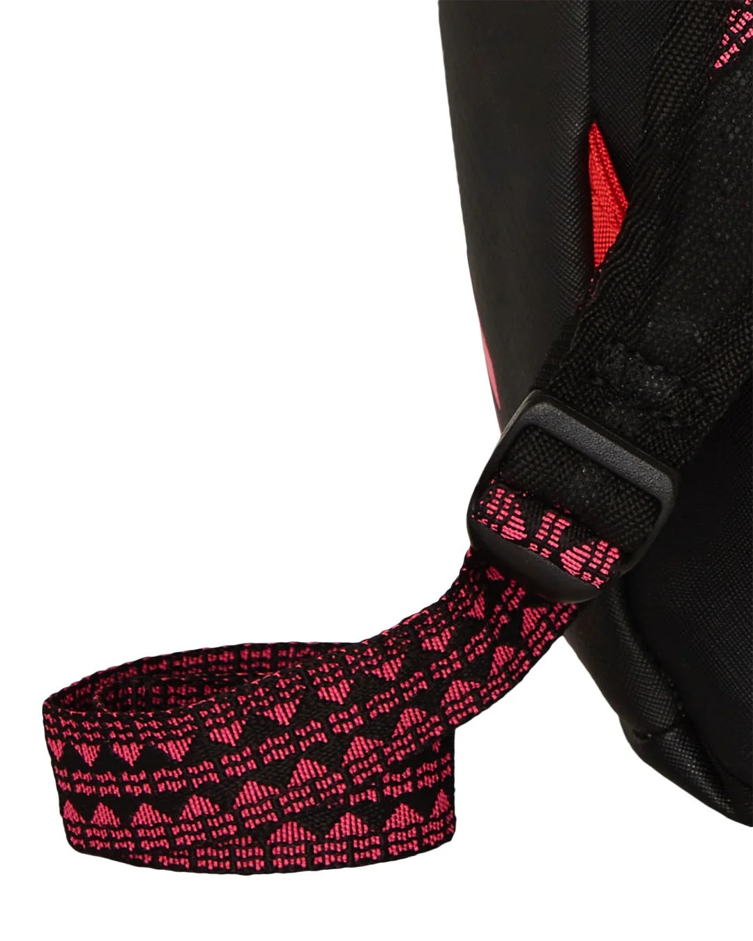 Zaino "AI Lion Neon Pink" Nero e Fuxia con Stampa Leone Fluo 