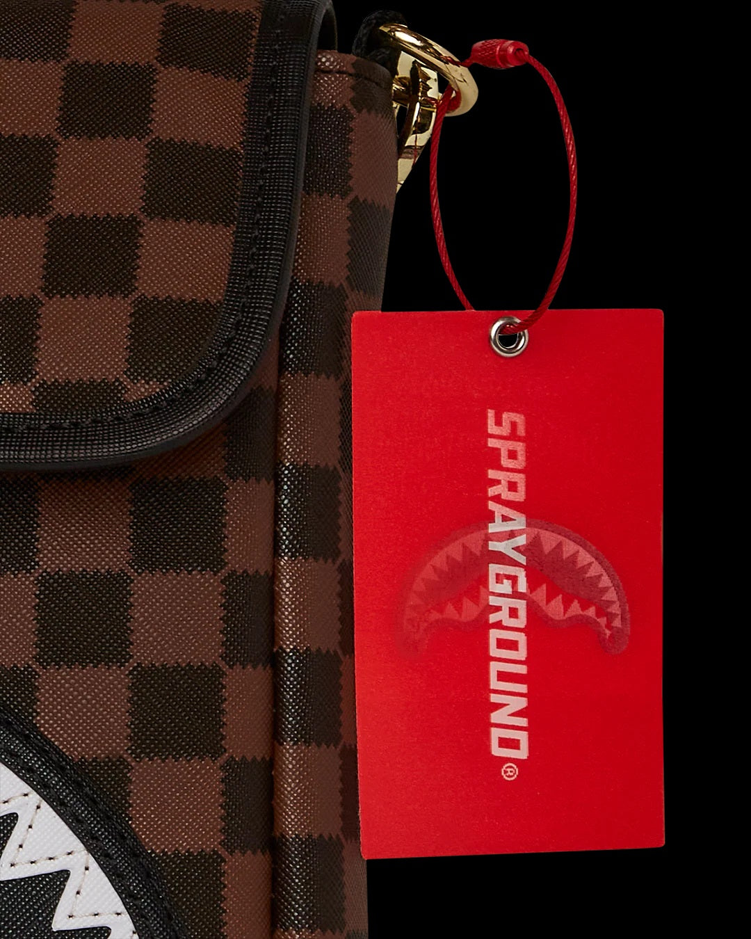 Borsello "SAWTOOTH SHARKS IN PARIS MESSENGER SLING" Marrone 