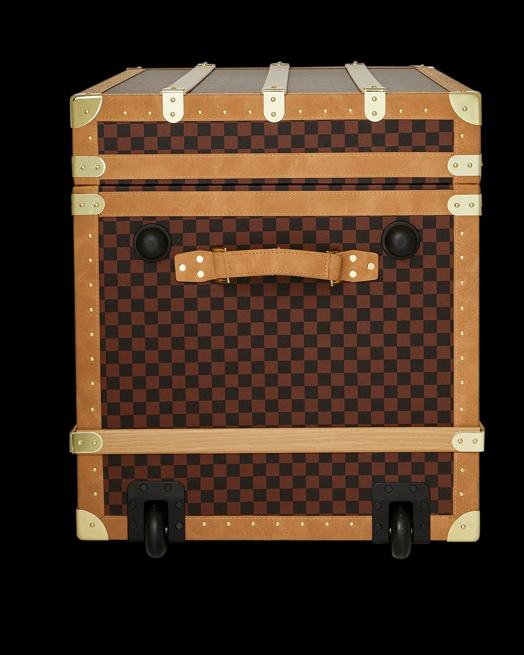 Baule da viaggio SAWTOOTH Sharks in Paris"  in PVC e Legno con Ruote 