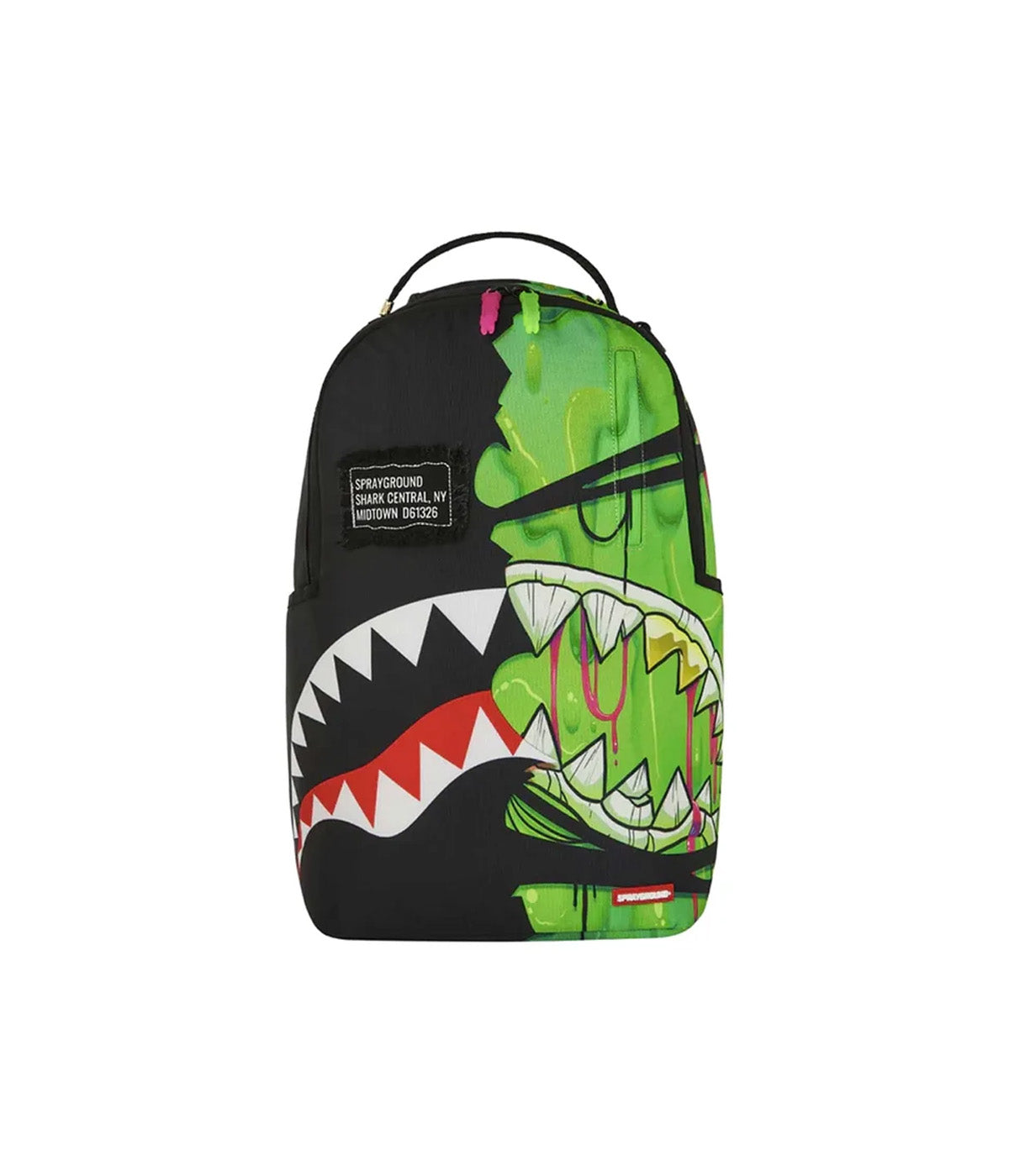 Zaino SPRAYGROUND uomo Halloween Shark Central Drippy Split B8241 Nero 
