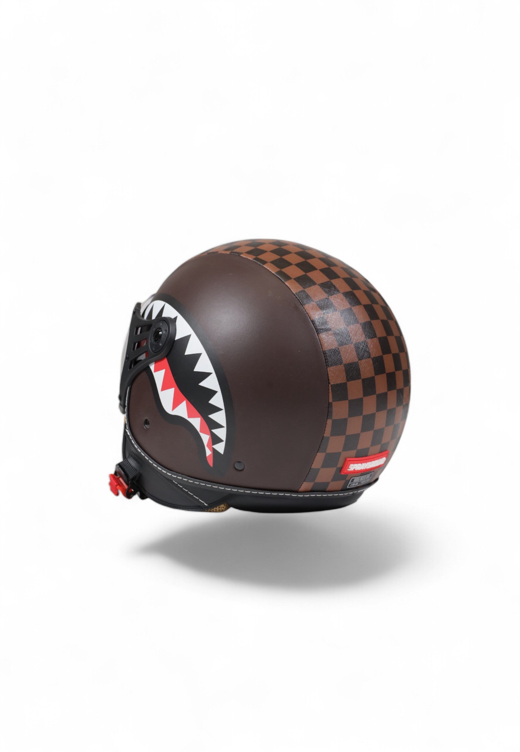 Casco "Sharks in Paris Helmet" Marrone con Grafica Shark 