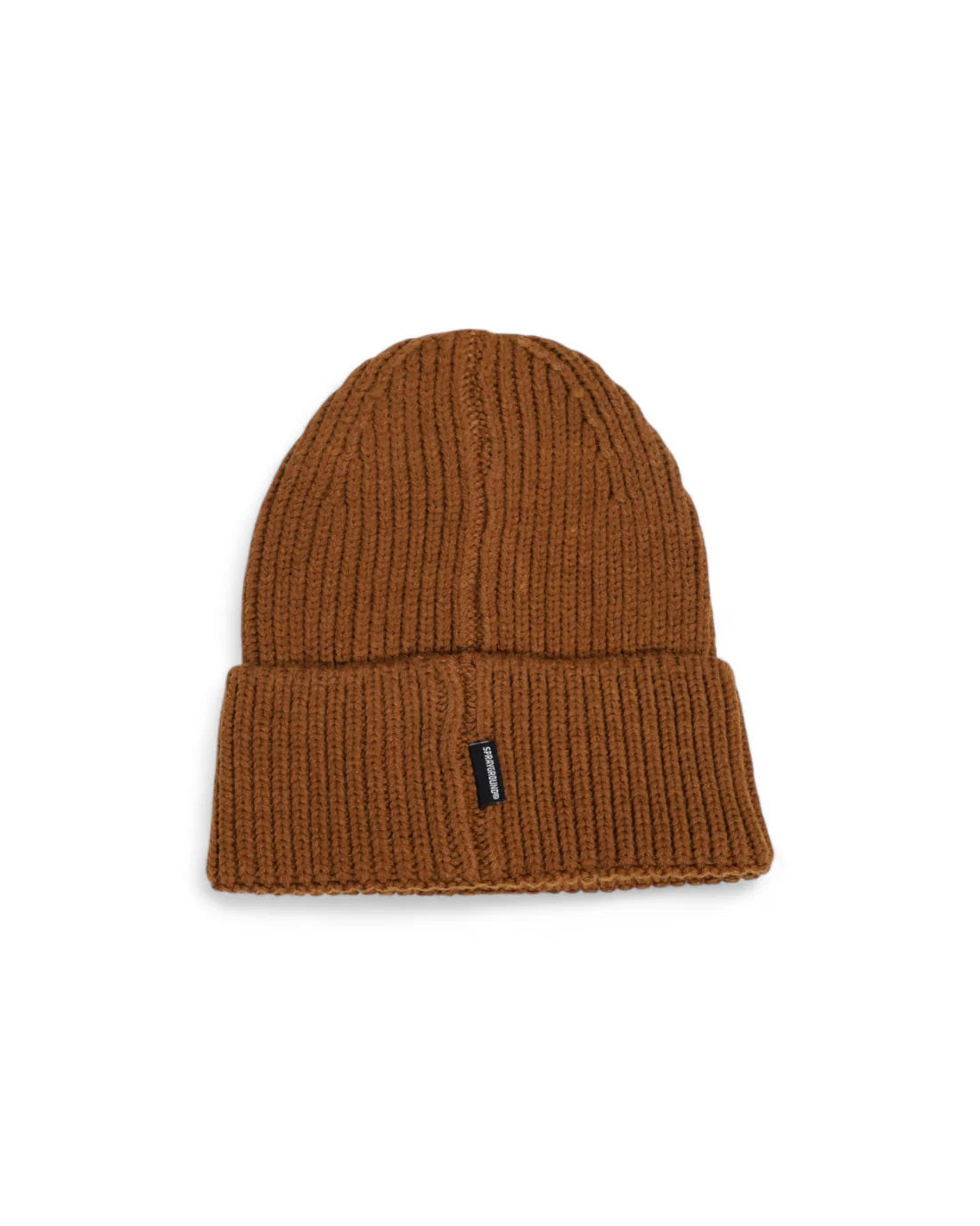 Cappello "Spray Beanie" Marrone con Ricamo Shark Frontale 