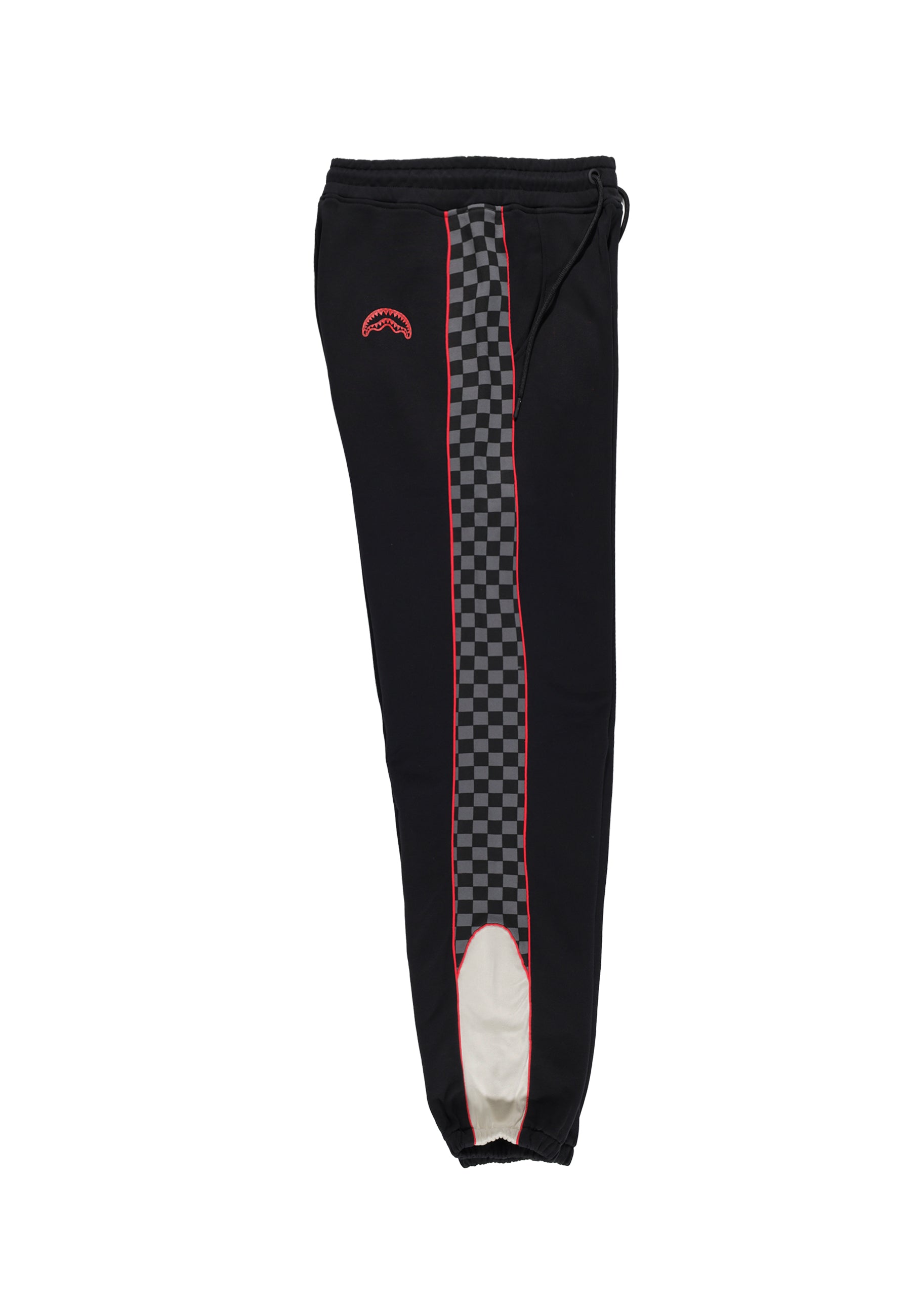 Pantaloni "Triple Decker Heir to the Throne" Grigi con Fasce Check<BR/> 