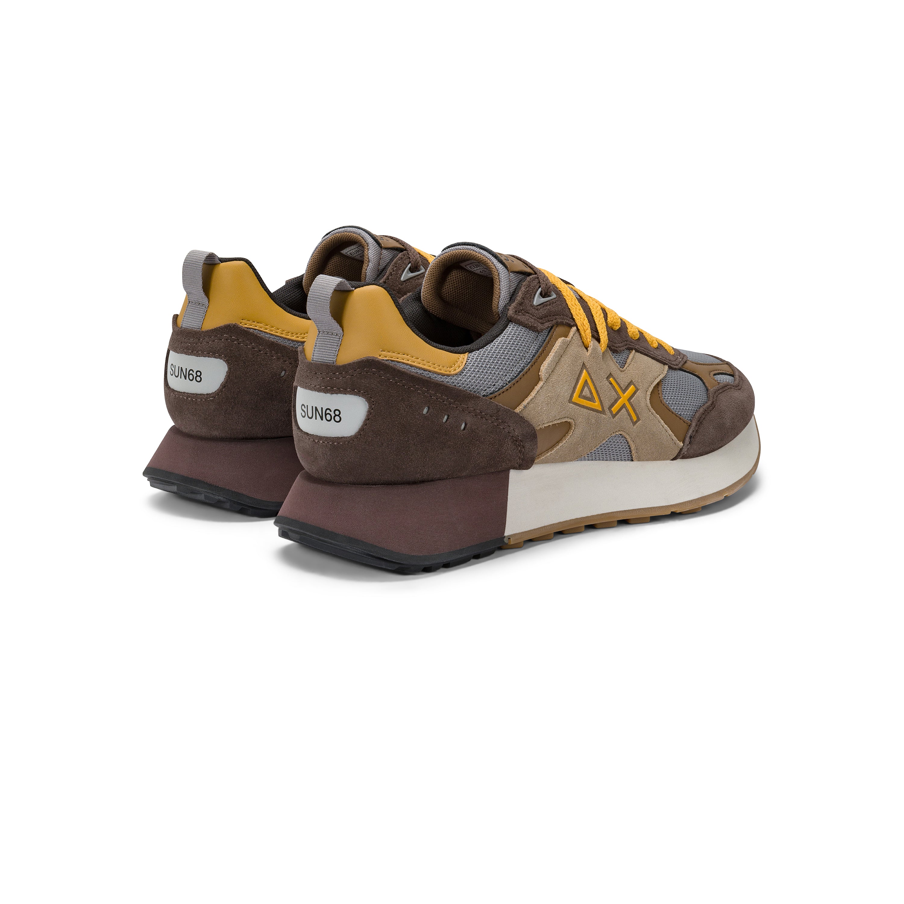 Sneakers Uomo SUN68 "Jaki Outdoor" Marrone 