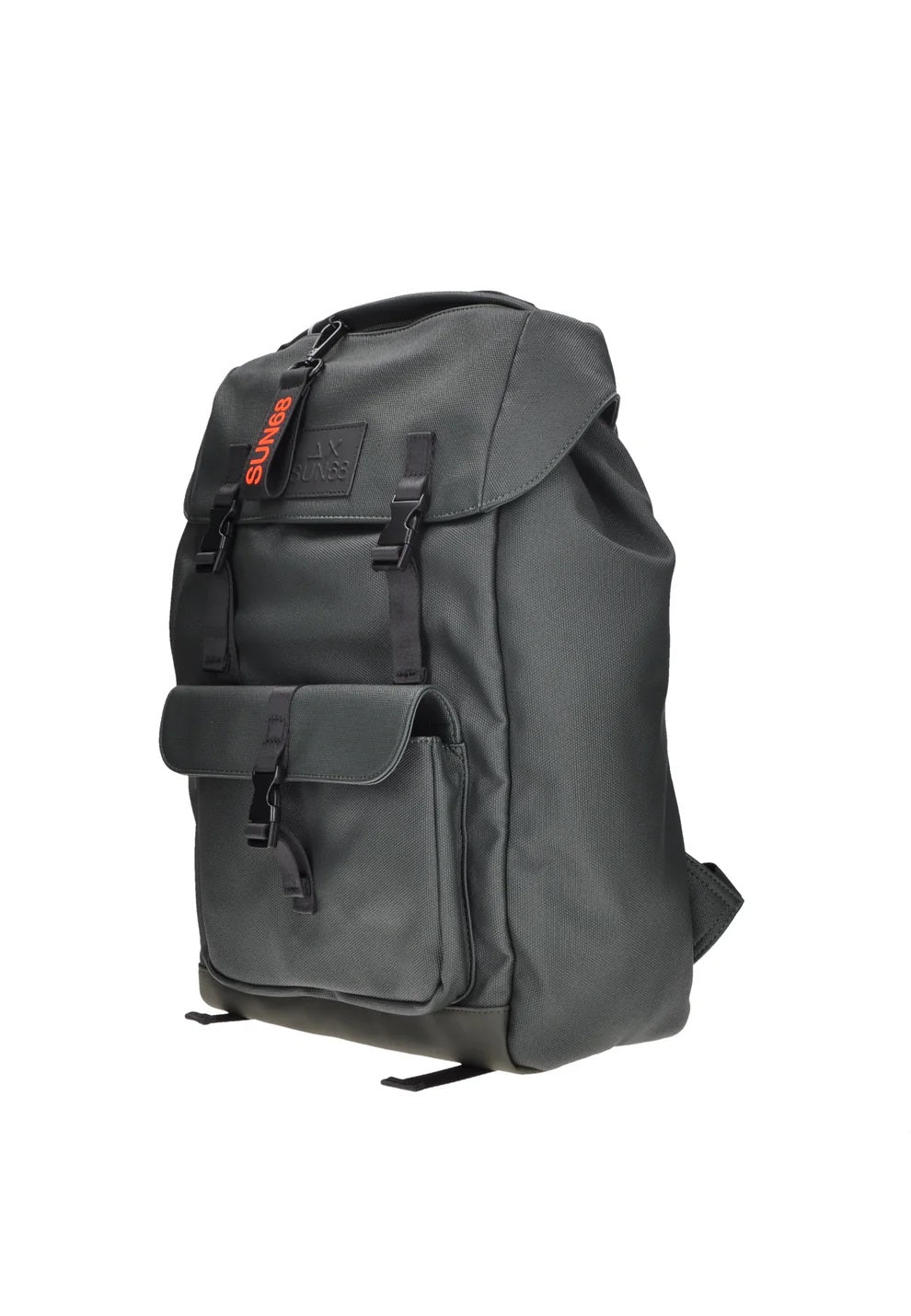 Zaino verde militare in Neoprene Impermeabile con Patta e Fibbie 