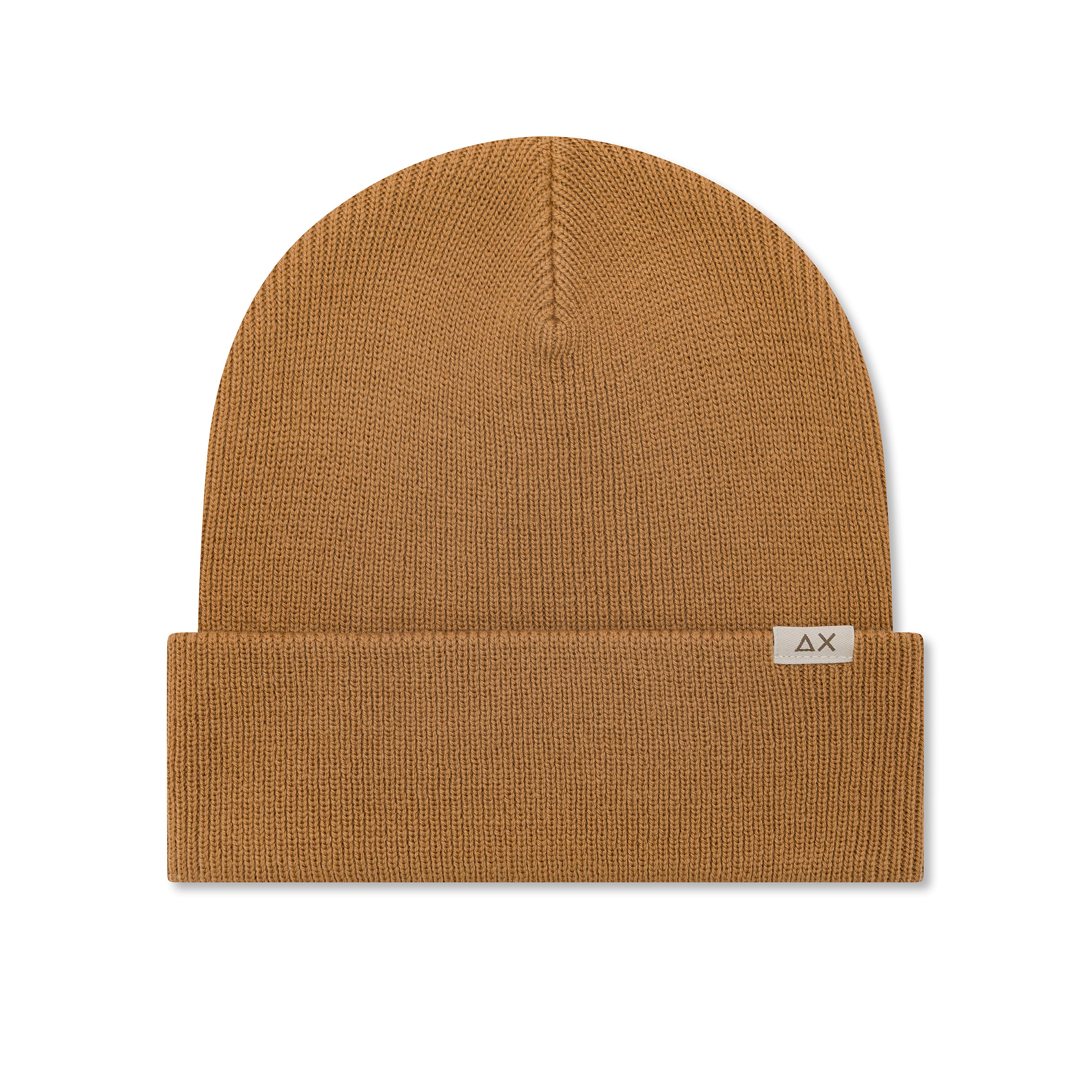 Cappello SUN68 sabbia da Uomo in Misto Lana con Logo Frontale 