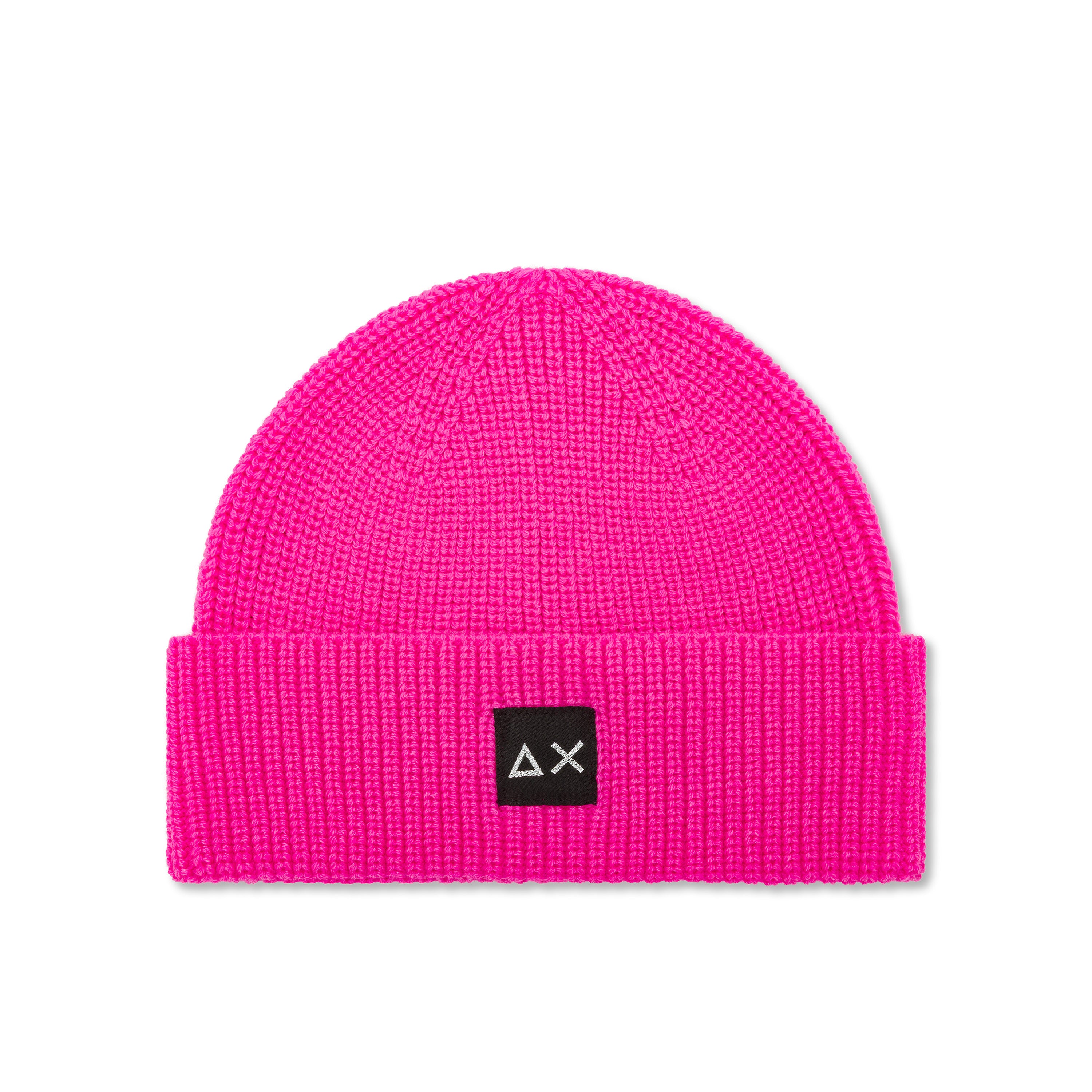 Cappello Donna SUN68 "Cap Basic" fuxia in Misto Lana 