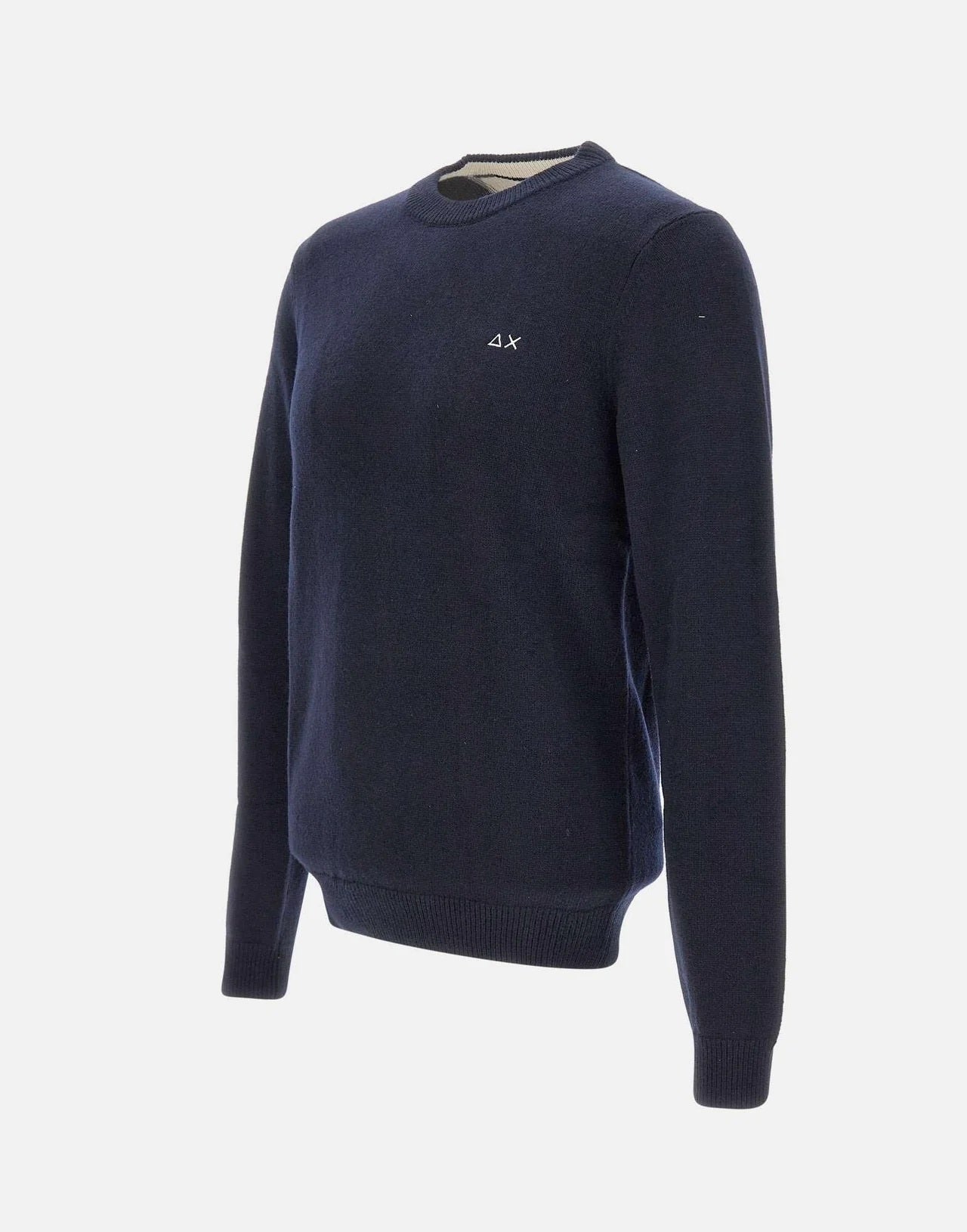Maglia "Sweater Warm" Blu Navy in Lana e Cashmere 