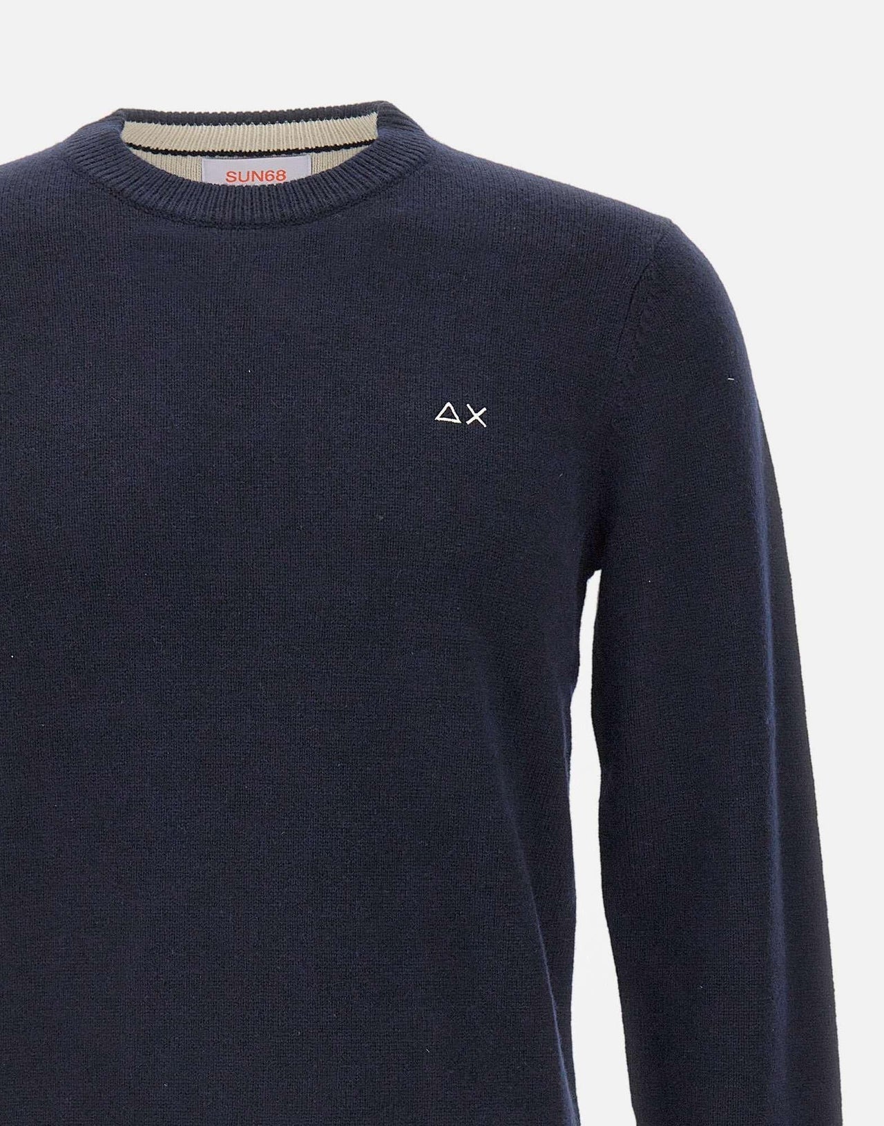 Maglia "Sweater Warm" Blu Navy in Lana e Cashmere 