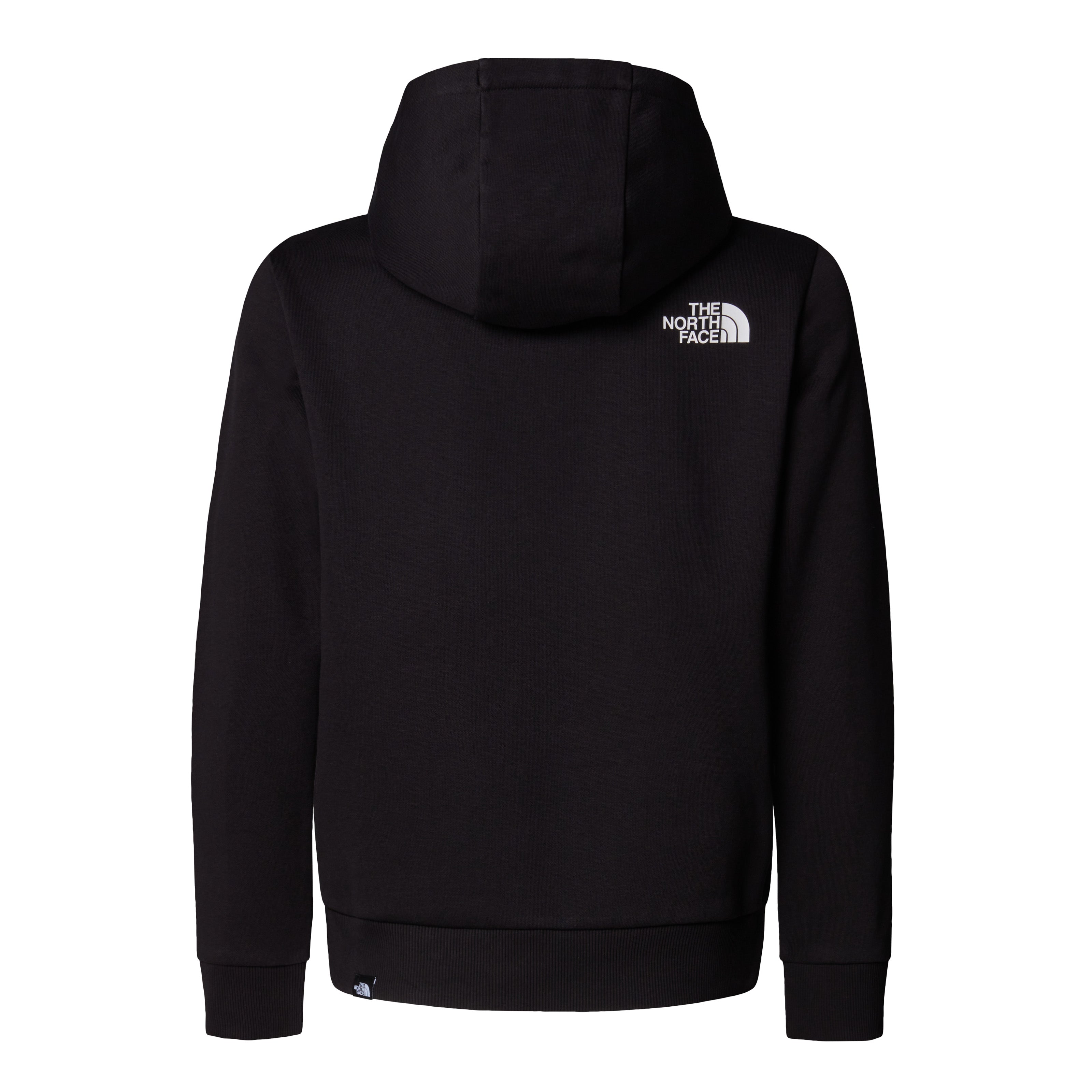 Felpa con cappuccio "Simple Dome" nera in cotone 
