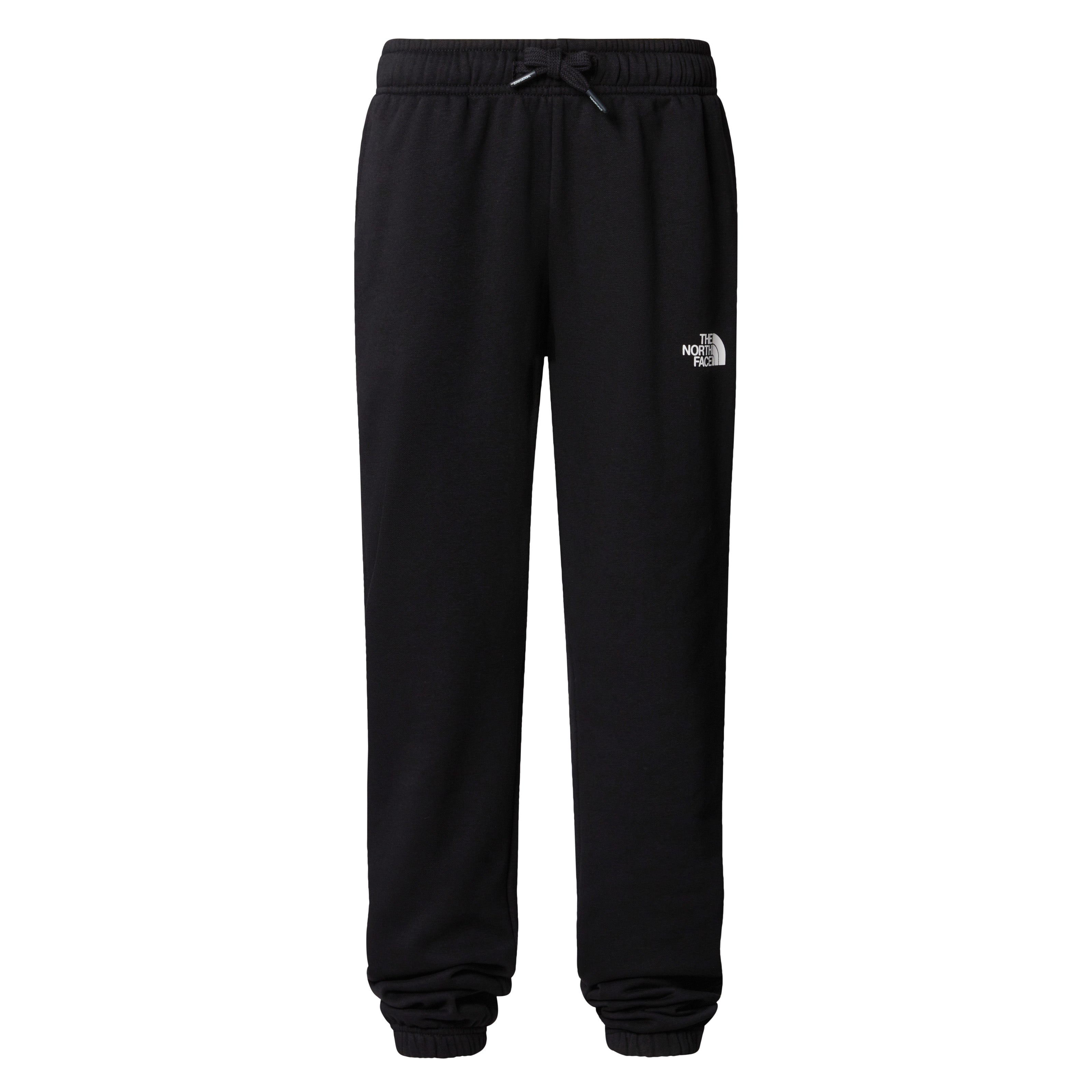 Joggers affusolati Regular neri in cotone con logo The North Face 