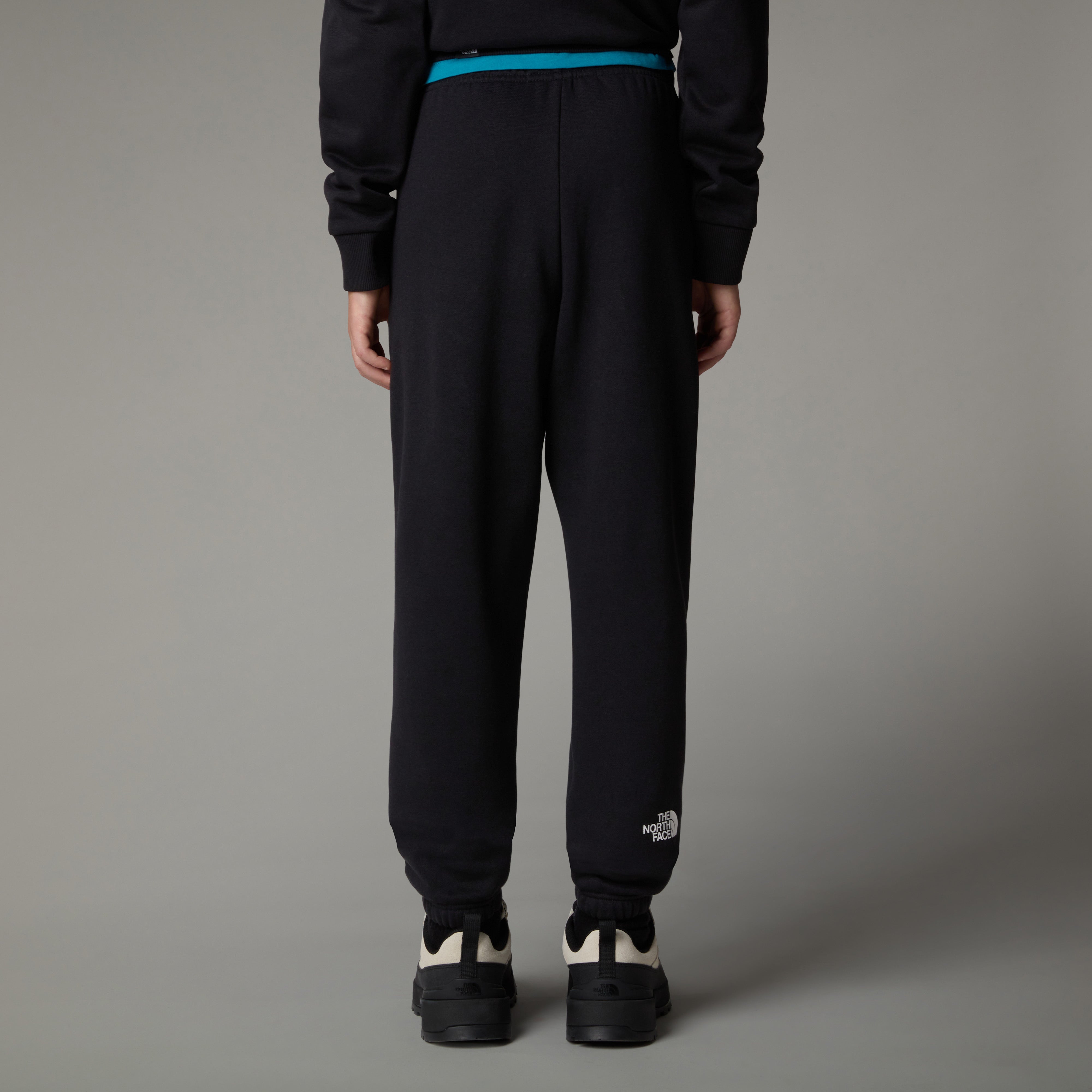 Joggers affusolati Regular neri in cotone con logo The North Face 