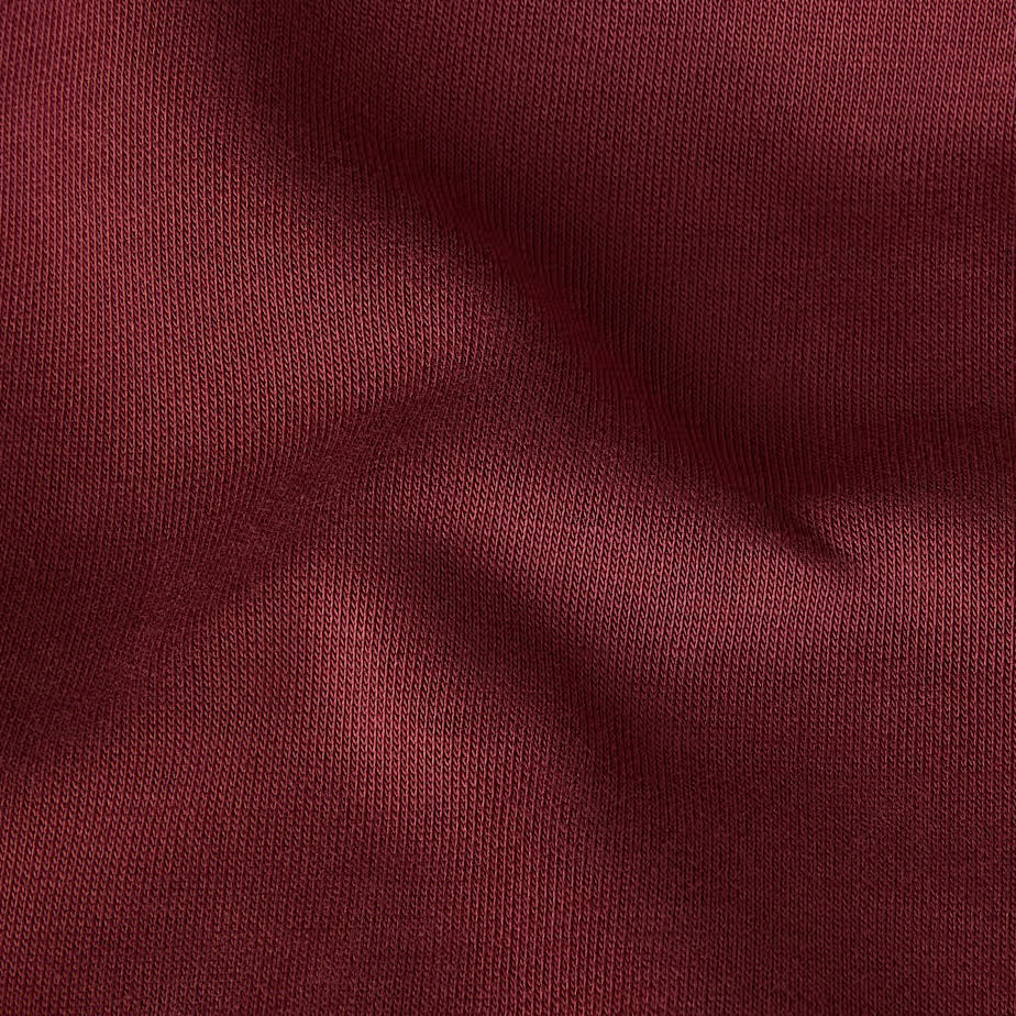 Felpa con Cappuccio "Drew Peak" Bordeaux Sumac con Logo bianco 