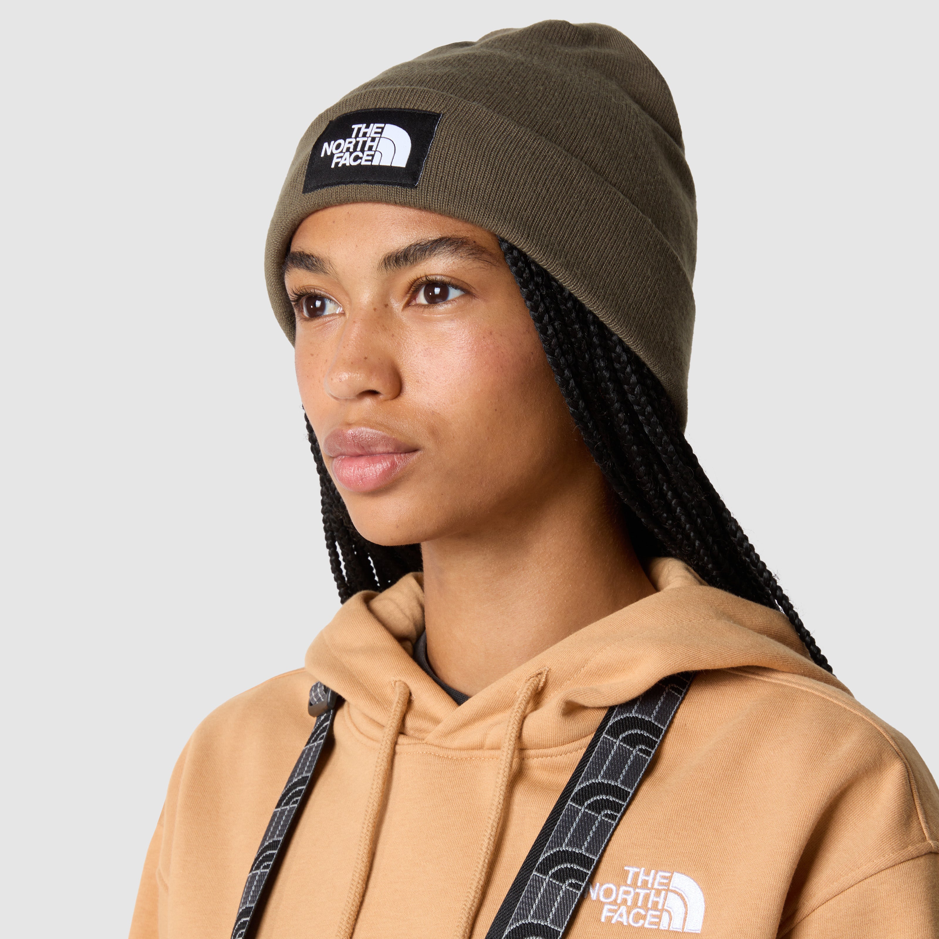 Cappello "Dock Worker Recycled Beanie" verde in Maglia 