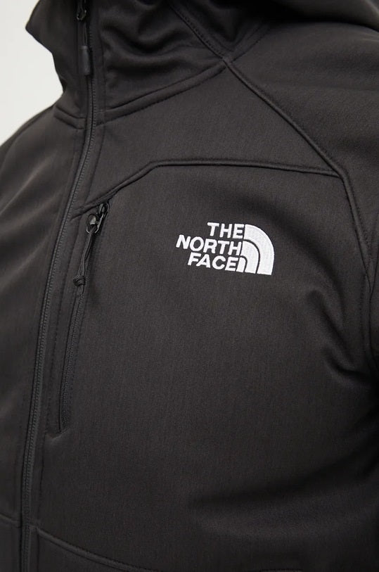 Giubbino Nero "Quest Triclimate Jacket" in Softshell Antivento 