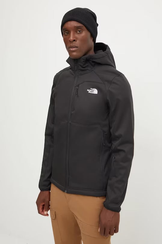 Giubbino Nero "Quest Triclimate Jacket" in Softshell Antivento 