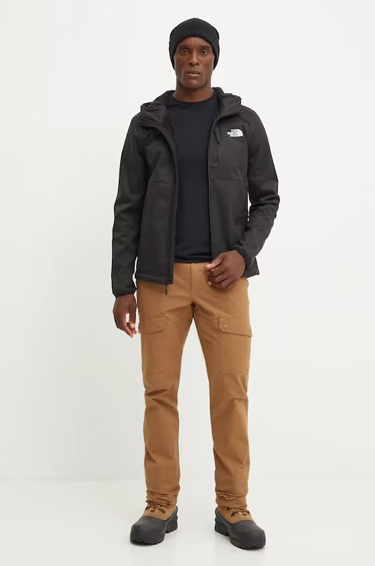 Giubbino Nero "Quest Triclimate Jacket" in Softshell Antivento 