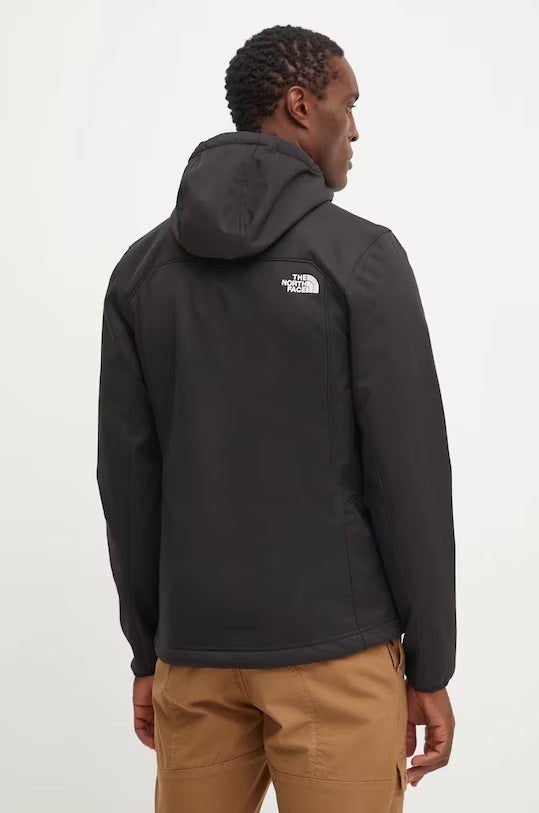 Giubbino Nero "Quest Triclimate Jacket" in Softshell Antivento 
