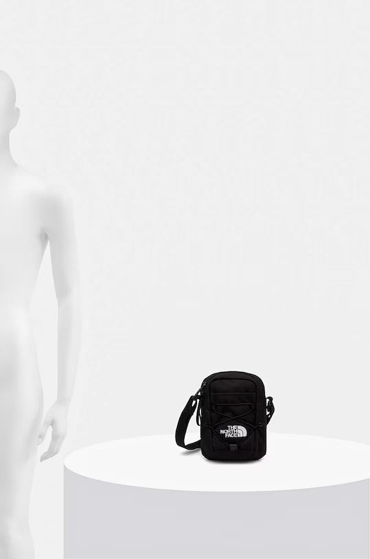 Borsa a tracolla nera "Jester Crossbody" in Tessuto Riciclato 