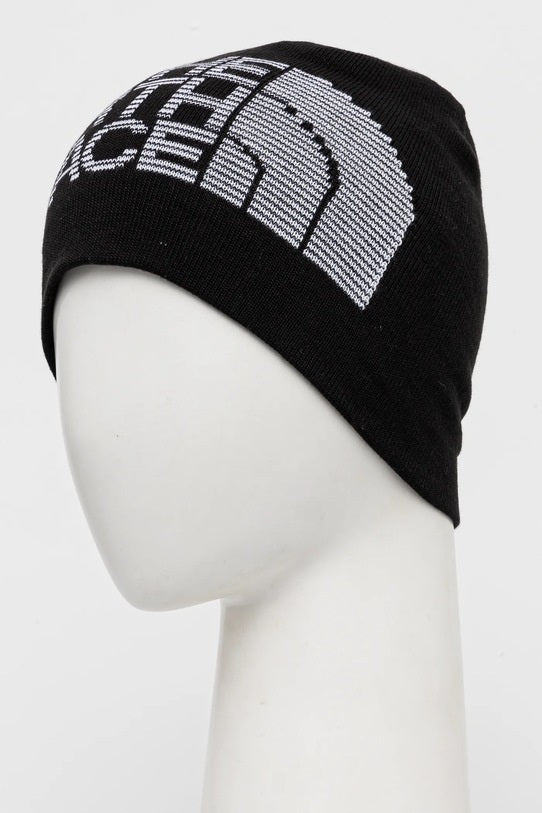 Cappello reversibile "Reversible Highline Beanie"  Bianco e Nero 