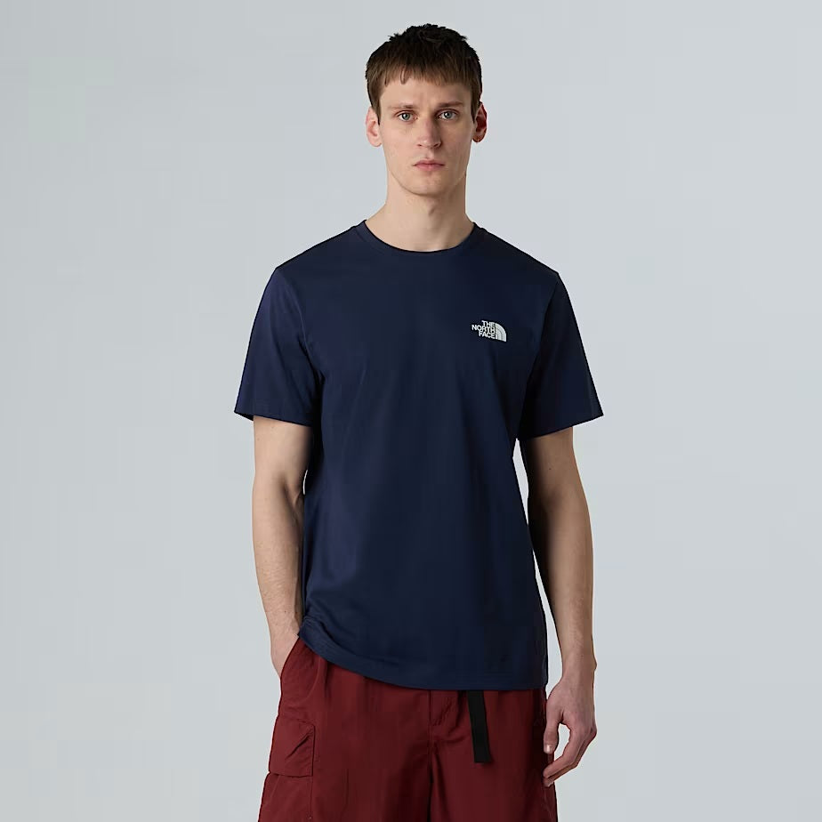 T-shirt "Simple Dome Tee" summer navy in Cotone e Poliestere 