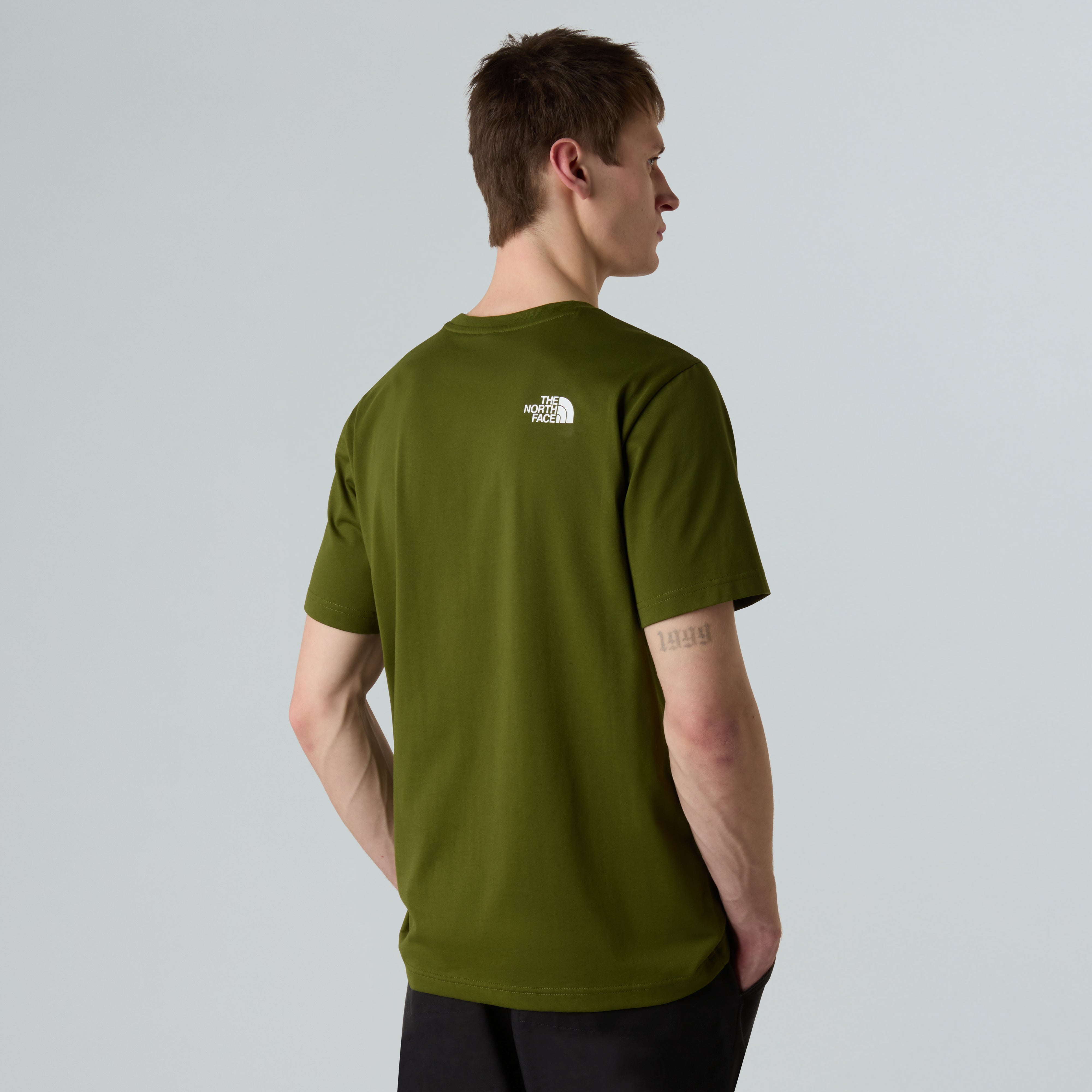 T-shirt "Simple Dome Tee" woodland green in Cotone e Poliestere 