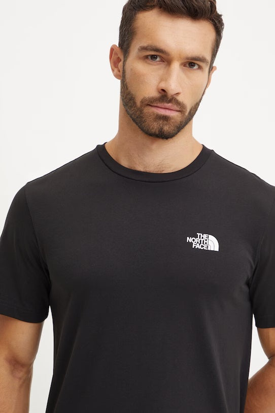 T-shirt "Simple Dome Tee" nera in Cotone e Poliestere 