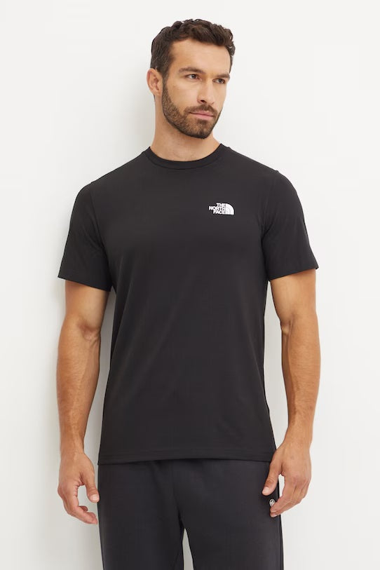 T-shirt "Simple Dome Tee" nera in Cotone e Poliestere 
