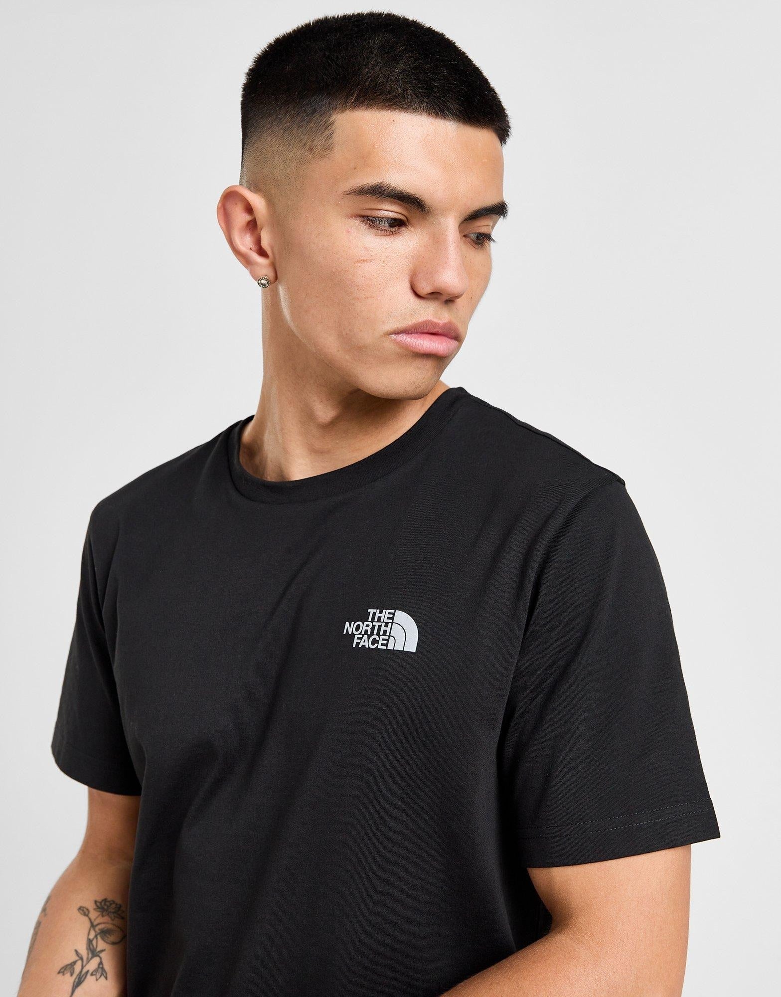 T-shirt "Simple Dome Tee" nera in Cotone e Poliestere 