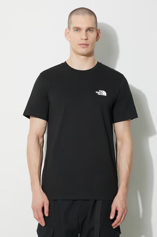 T-shirt "Simple Dome Tee" nera in Cotone e Poliestere 