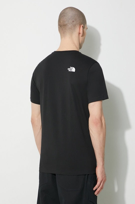 T-shirt "Simple Dome Tee" nera in Cotone e Poliestere 