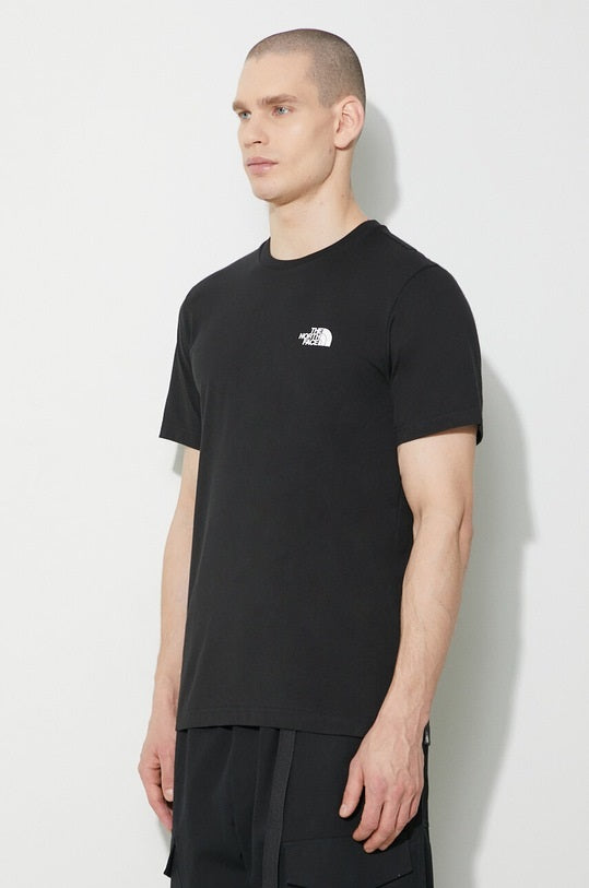 T-shirt "Simple Dome Tee" nera in Cotone e Poliestere 