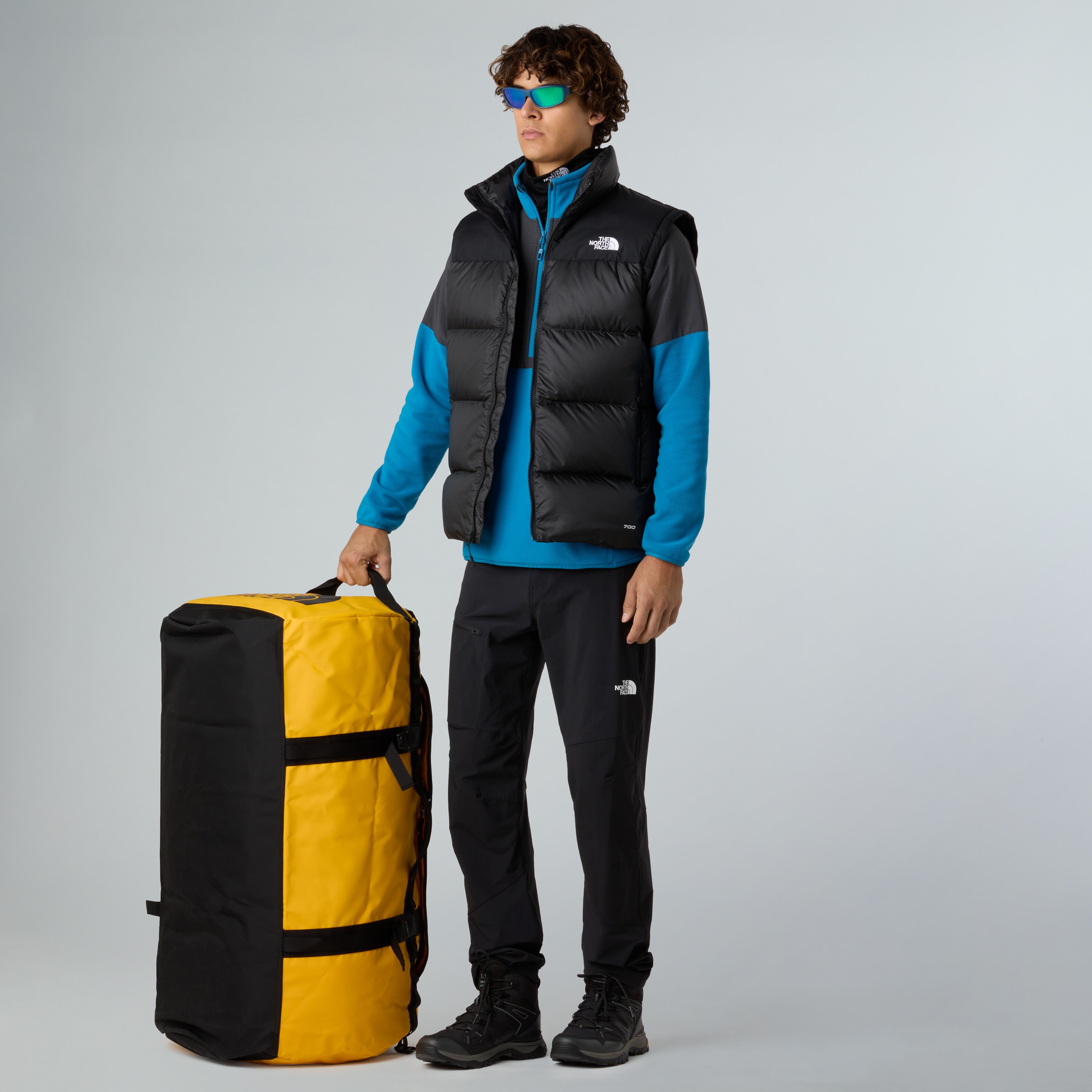 Gilet in piumino nero "Diablo 2.0"  con Finitura Idrorepellente 