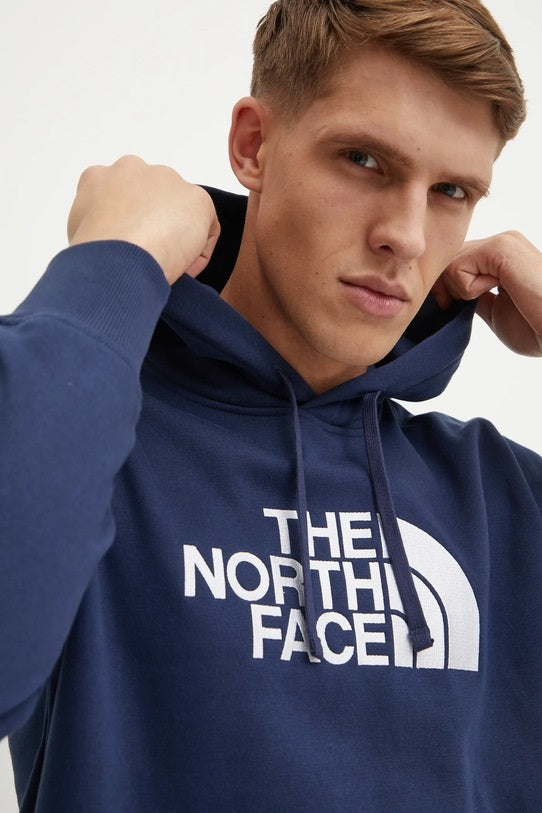 Felpa Uomo Blu Navy con Cappuccio "Drew Peak" 
