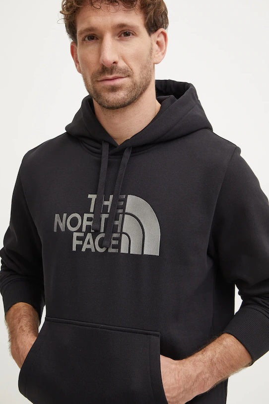 Felpa Uomo Nera con Cappuccio "Drew Peak" 