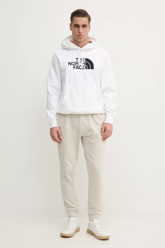 Felpa Uomo bianca con Cappuccio "Drew Peak" 