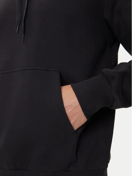 Felpa con cappuccio "Fine Hoodie" nera con logo The North Face 