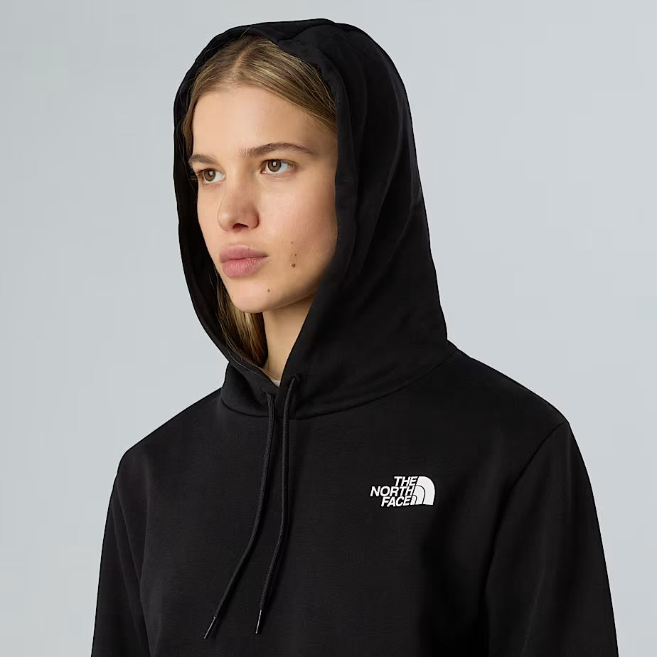 Felpa con cappuccio "Simple Dome Hoodie" nera in cotone 