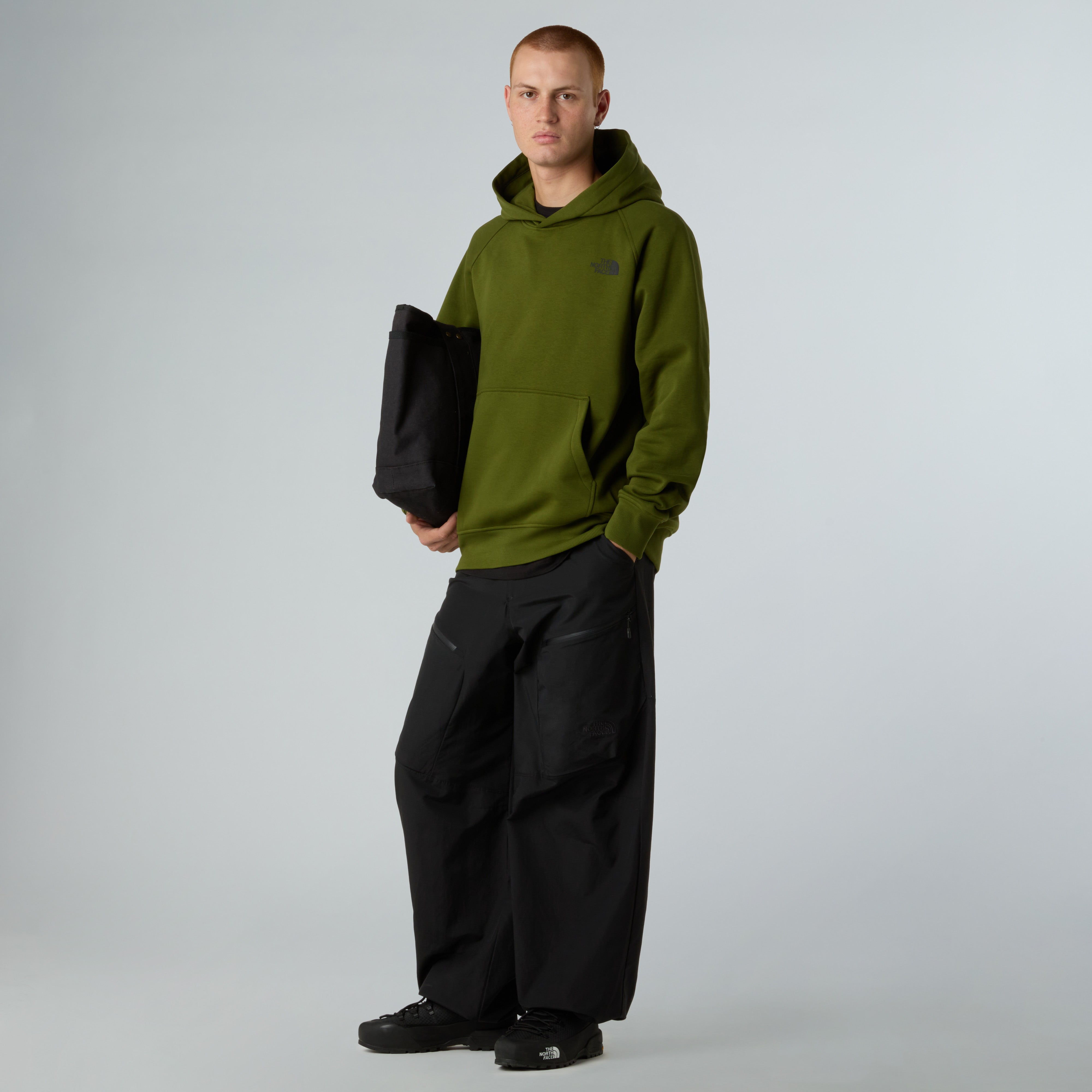 Felpa con cappuccio "NSE Box" Woodland Green-TNF Black 